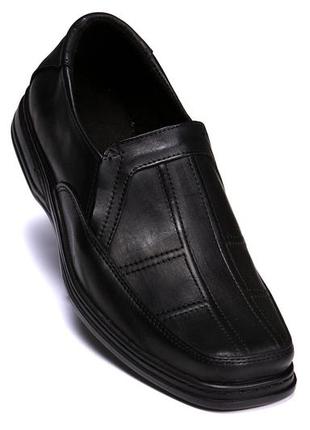 Мужские кожаные туфли leon clasic shoes6 фото