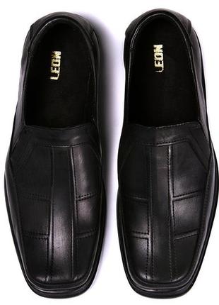 Мужские кожаные туфли leon clasic shoes9 фото