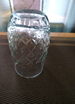 Стакан, маленькая ваза, хрусталь, высота-10,5см. из ссср.5 фото