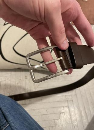 Коричневий ремінь calvin K60K609356