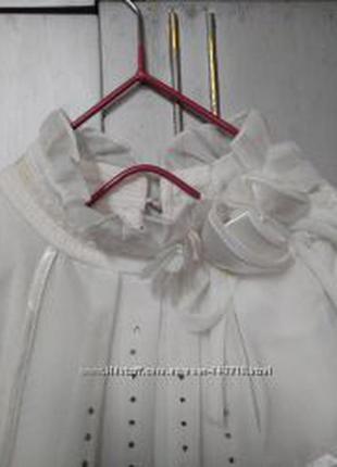 Блузка дівчинці, можна для школи, р. 122-1287 фото