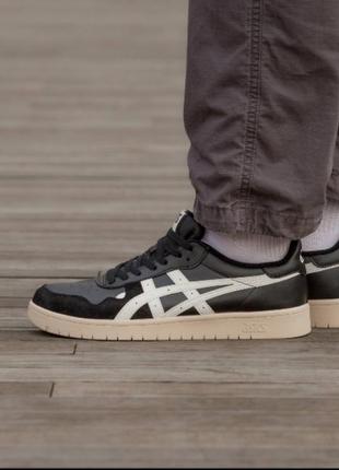 Кроссовки asics black\beige