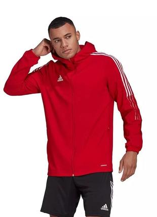 Вітровка adidas tiro 21 gp4965 червона