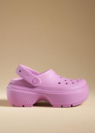 Сабо клоги крокус crocs unisex stomp clog, оригинал