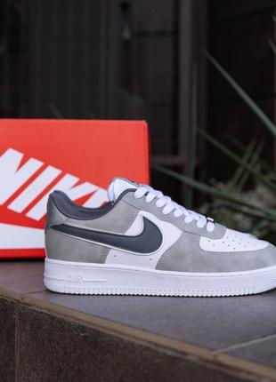 Nike air force white silver