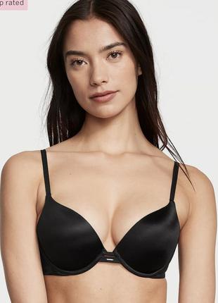 Чорний бюстгальтер victoria’s secret very sexy smooth push-up bra оригінал чорний бюстик