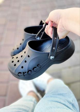 Crocs baya platform clog1 фото