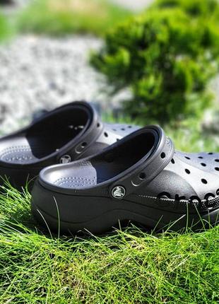 Crocs baya platform clog3 фото