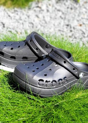 Crocs baya platform clog2 фото