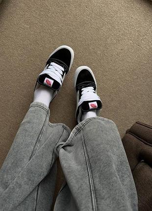 Кеди vans knu skool black white