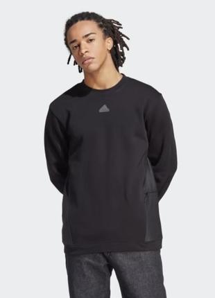 Чоловічий світшот adidas city escape sweatshirt black