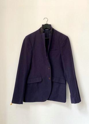 Фиолетовый мужской пиджак из шерсти