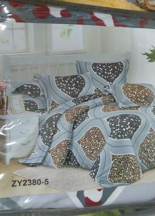 Комплект постельного белья леопардовый принт полуторачка