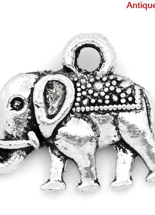 Подвески finding кулон животное cлон античное серебро 14 мм x 16 мм