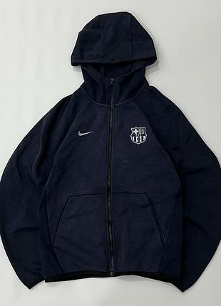 Barcelona nike tech fleece drill rap найк теч флис зеп худи