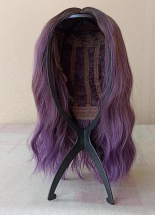 Новый фиолетовый парик, короткая, без чешуйки, термостойкая, парик