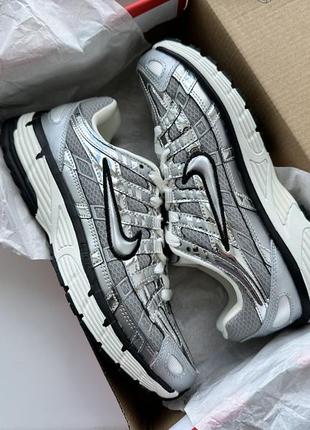 Кроссовки nike p-6000 metallic silver cn0149-001