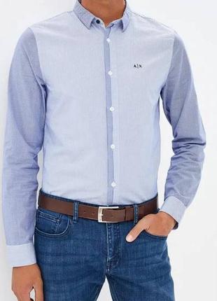 Armani exchange артикул: 6zzc30 znqbz мужская рубашка с длинным рукавом lка1 фото