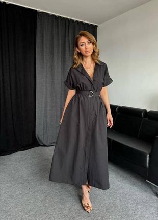 Сукня з поясом