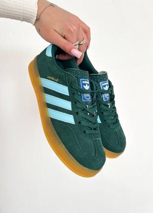 Adidas gazelle 'collegiate green hazy sky'