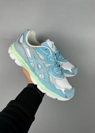 Женские кроссовки asics gel-nyc blue mint