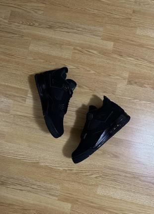 Кросівки jordan 4 black retro cat