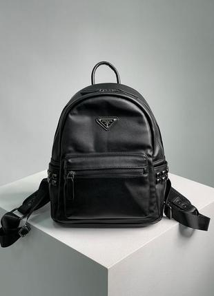 Рюкзак prada saffiano leather bag black