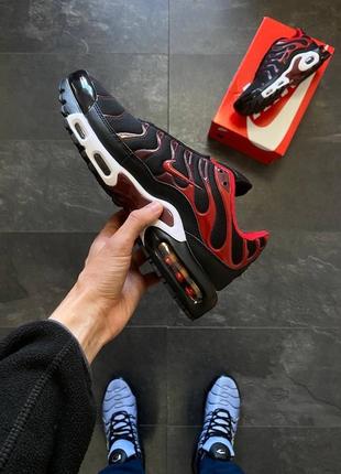 nike footscape air max plus tn black red3 фото