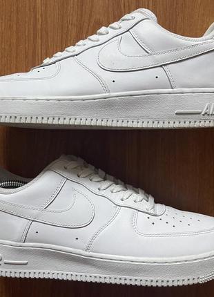 Мужские кожаные кроссовки nike air force i