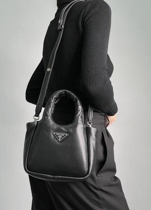 Сумка prada small padded soft nappa-leather bag