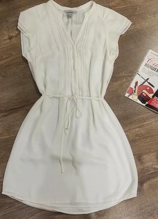 Платье белое h&m, размер xs-s