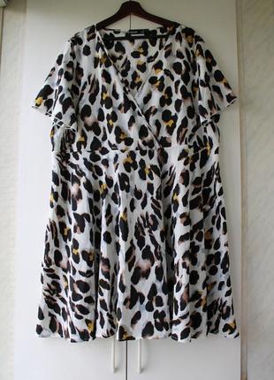 Лёгкое леопардовое платье