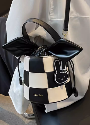 Крута дизайнерська жіноча сумка. сумочка з кролячими вушками.