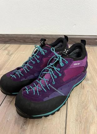 Женские трекинговые туристические кроссовки ботинки haglofs roc icon q gore-tex 40.5р