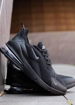 Nike air max 270 triple black4 фото