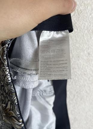 Принтованные эластичные брюки 6