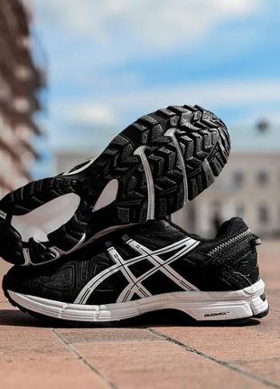 Мужские кроссовки асикс гель канаха 8 чёрно-белые / asics gel-kahana 8 ...
