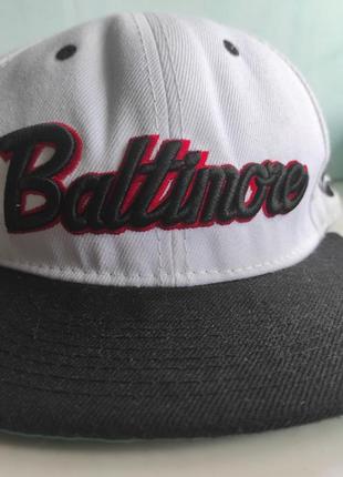 Бейсболка baltimore, кепка, snapback