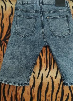 Супер шорты джинс "h&amp;m"12-13р.,98%котон,2%эластан.