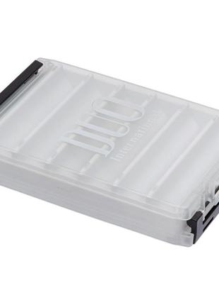 Коробка duo reversible lure case 120 white/silver logo1 фото