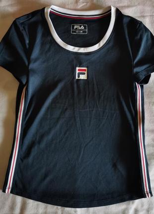 Детская футболка the fila для мальчика 7-8 лет в идеальном состоянии, размер 122-128 см