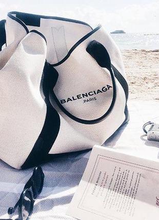 Пляжная сумка шоппер баленсиага balenciaga