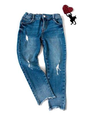 Джинсы скинни denim co 5-6 лет