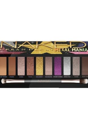 Палетка тіней urban decay naked metal mania metallic eyeshadow palette2 фото