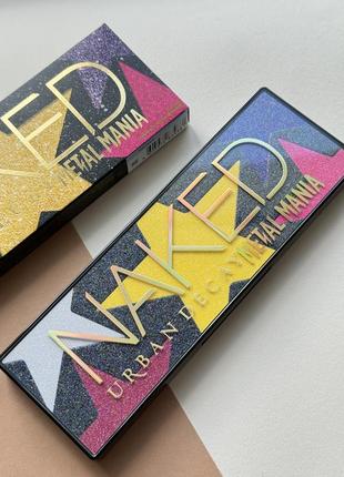 Палетка тіней urban decay naked metal mania metallic eyeshadow palette4 фото