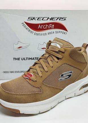 Замшевые кроссовки ботинки skechers arch fit оригинал