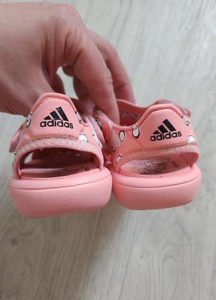 Adidas  disney x water sandal i minnie mouse сандали8 фото