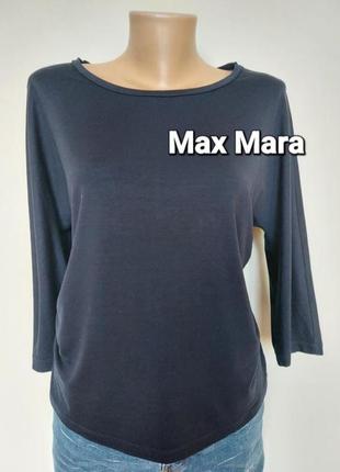 Синій брендовий реглан,футболка,лонгслів, max mara