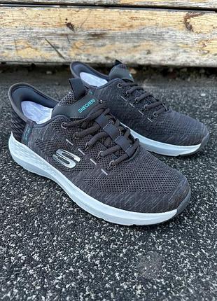 Кроссовки мужские сеточка scechers slip-ins