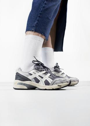 Asics gel-1090 grey/beige 364 фото